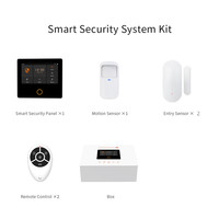 Système d'alarme sans fil WIFI RF433 Staniot avec écran tactile pour système de sécurité anti-intrusion, mise à niveau OTA, 200 capteurs compatibles