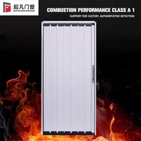 Porte coulissante pliante en alliage d'aluminium, invisible, pour la climatisation, idéale pour cuisine, salle de bain, chambre à coucher (vente en gros uniquement)