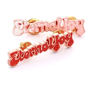 Épinglette personnalisée sur mesure, épinglette en émail avec nom ou mot personnalisé pour accessoires de mode et bijoux - Product Image 6