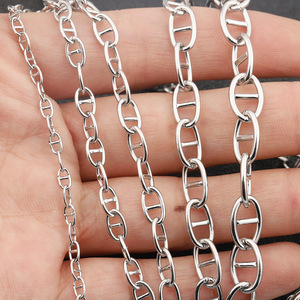 Stainless Steel <b>Cross</b> Clamp <b>Chain</b> For Bracelet Making H1681 - Product Image 4
