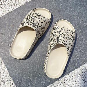 Nouvelle Mode Haute Qualité 3D Impression Pantoufles Offre Spéciale <span class=keywords><strong>Pas</strong></span> <span class=keywords><strong>Cher</strong></span> Eté Confort Chaussons Pour Hommes - Product Image 6