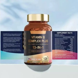 Vitamine B Complex 13-in-1 <span class=keywords><strong>capsules</strong></span> met vitamine C, D3, K2, choline & inositol. Vitamine B Complex supplementen. Vitamine B mix. - Product Image 2