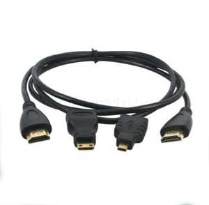 Hot bán 3 trong 1 HD mi Cable Adapter Bộ dụng cụ HD mi để Mini <span class=keywords><strong>Micro</strong></span> HD mi cáp bộ - Product Image 3