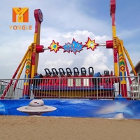 Manège Top Spin Rotatif à 360° pour Parcs d'Attractions et Fêtes Foraines, Attrape Clients, En Vente