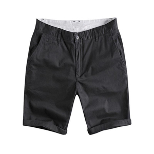 2022 ग्रीष्मकालीन पुरुषों की खाकी चिनो शॉर्ट्स फैक्टरी थोक कस्टम मध्य कमर के साथ आकस्मिक शॉर्ट्स विरोधी झुर्री गैर बुना बुनाई विधि - Product Image 5