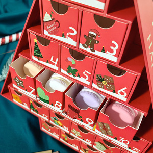 Sorpresa <span class=keywords><strong>di</strong></span> <span class=keywords><strong>natale</strong></span> 24-Box patinate cartelle conto alla rovescia calendario cieco cioccolato caramelle albero regalo candele altre prelibatezze della vigilia <span class=keywords><strong>di</strong></span> <span class=keywords><strong>Natale</strong></span> - Product Image 5