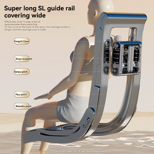 <span class=keywords><strong>Meilleur</strong></span> fauteuil de massage multifonctionnel automatique robotisé 3D en cuir PU à gravité zéro, étirement complet du corps, double cœur, piste SL, luxe, 2025 - Product Image 5