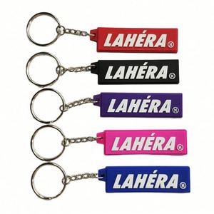 Porte-clés en caoutchouc PVC 2D 3D personnalisé avec votre propre logo, breloques en PVC souple, chaîne de porte-clés avec cadeaux promotionnels d'entreprise - Product Image 1