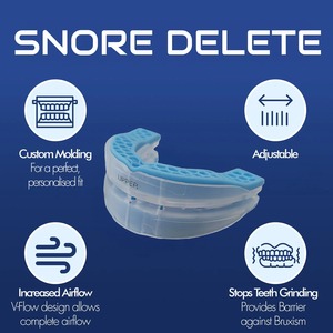 Protector Bucal Antirronquidos de Plástico Ajustable de Alta Calidad 2025 con Alivio del Dolor y Dispositivo para Dormir sin Roncar - Product Image 3