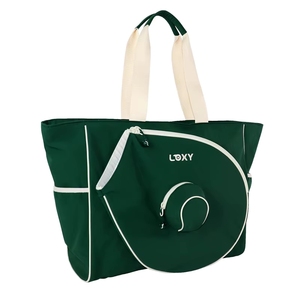 Bolsa de Transporte Personalizada para Raqueta de Pickleball, Color Sólido, Material Oxford de Alta Calidad, Ligera, Resistente al Agua, Bordada, Primavera - Product Image 3