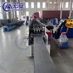 Nueva Máquina Hidráulica de Conformado para Rieles de Puertas Correderas, Tejas de Acero, Controlada por PLC, Automática - Product Image 2