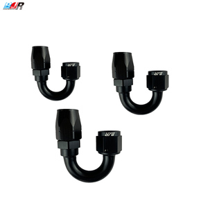 Producto de carrera de rendimiento BJR, cortador de aleación de 180 grados AN4 AN6 AN8 AN10 AN12 AN16 AN20, extremos de manguera giratoria y accesorios para piezas de motor - Product Image 4