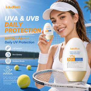 Crème solaire SPF50+ PA+++ pour le tennis, protection UVA UVB, légère, non grasse, pour le visage et le corps, usage quotidien en extérieur - Product Image 4