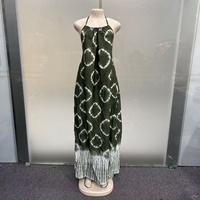 Robe moulante décontractée et élégante en polyester, dernière collection, imprimé ethnique africain, sexy et tendance, à bretelles, pour la saison printanière