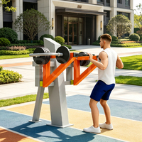 Équipements de sport zonés pour parcs, unités d'équipement de gym extérieur réglables, adaptées à tous les âges.