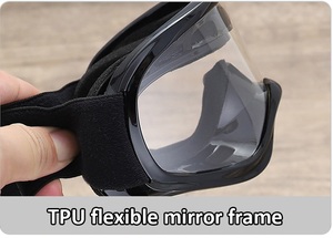 Fabricant <span class=keywords><strong>pas</strong></span> <span class=keywords><strong>cher</strong></span> hommes femmes rouge blanc noir motocross lunettes lunettes neige <span class=keywords><strong>ski</strong></span> lunettes - Product Image 4