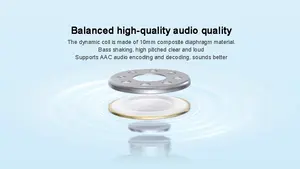 หูฟังไร้สาย Honor LCHSE X5i True Wireless รุ่น Bt 5.3 พร้อมระบบตัดเสียงรบกวน ENC หูฟัง TWS แบตเตอรี่ใช้งานได้นาน 35 ชั่วโมง สำหรับ Honor 90 - Product Image 5