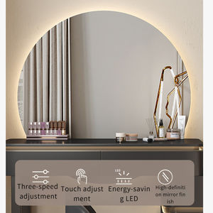 Table <span class=keywords><strong>de</strong></span> toilette intégrée multifonctionnelle <span class=keywords><strong>de</strong></span> luxe noire moderne pour chambre à coucher, en bois massif avec tiroirs, idéale pour hôtel et salle <span class=keywords><strong>de</strong></span> bain - Product Image 6