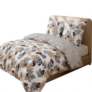 Juego de Ropa de Cama de Lujo con Estampado de Arce, Envío Directo desde la UE, Algodón, 160x200 200x220cm, Almacén en Polonia - Product Image 1