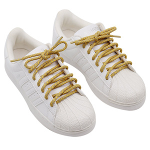 Lacets ronds réfléchissants 3M en polyester de la fabrique Weiou Lace, couleurs mélangées pour <span class=keywords><strong>Yeezy</strong></span> <span class=keywords><strong>350</strong></span> - Product Image 4