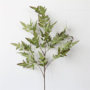 E-799 Precios Bajos Planta Artificial de Primera Calidad, Hierba Verde, Flores Artificiales, <span class=keywords><strong>Nandina</strong></span> Domestica Artificial - Product Image 6
