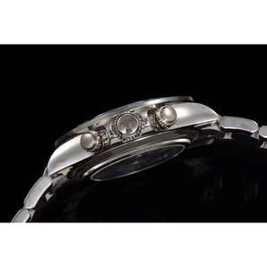 Montre mécanique pour homme Drioshipping, design ajouré, bracelet en acier, matériau 904L, incrustations de pierres précieuses - Product Image 6