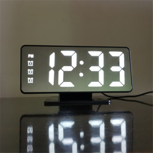 Đồng Hồ Hiển Thị Kỹ Thuật Số <span class=keywords><strong>LED</strong></span> Hiển Thị Thời Gian Chuyển Đổi Nhiệt Độ Ngày Tháng Với <span class=keywords><strong>3</strong></span> Nhóm Báo Thức - Product Image 2