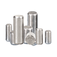 Goupille de centrage en acier inoxydable 304, goupille fixe, axe massif, double chanfrein, goupille cylindrique, goupille de tournage massif M6/M8