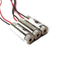 Module Laser réglable avec pilote, ligne de points rouges 5V DC 5mW 650nm