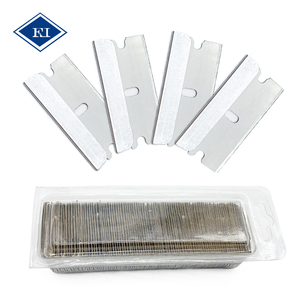Kim loại duy nhất cạnh lưỡi dao cạo <span class=keywords><strong>scraper</strong></span> Cutter Blades công cụ - Product Image 3