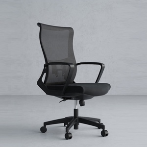 Silla de malla de oficina para reuniones con soporte lumbar, silla de Gerente Ejecutivo de plástico de nailon de alta resistencia con reposabrazos posicionales - Product Image 2