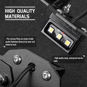 Xxun ที่ยึดป้ายทะเบียนสำหรับรถยนต์ฮอนด้า CBR250RR <span class=keywords><strong>CBR</strong></span> 250 RR <span class=keywords><strong>CBR</strong></span>-250-RR <span class=keywords><strong>CBR</strong></span> 2017-2020 <span class=keywords><strong>250RR</strong></span> - Product Image 6