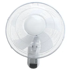 Ventilador de parede oscilante de 16 "polegadas, ventilação fixada na parede com controle remoto, ventiladores elétricos para casa