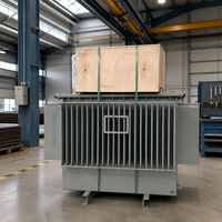 Transformateur de distribution immergé dans l'huile de type extérieur OEM 200 kVA, 10 kV à 400 V, triphasé, refroidissement ONAF, usage industriel