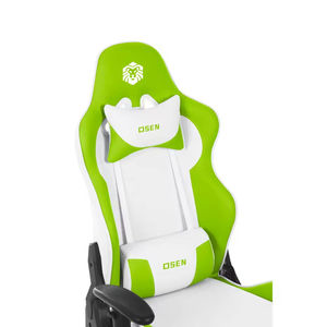 Chaise de jeu Esports avec logo personnalisé pour adolescents Chaise PC moderne pivotante Support dorsal en cuir pour salon Salle des ordinateurs - Product Image 2