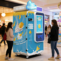 Máquina Expendedora de Helados para Museos y Zoológicos, Solución Comercial Automática de Helado Suave para Áreas de Visitantes Familiares