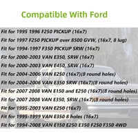 Tapa central cromada para rueda 3140F4WD 560-3140 para Ford F250 F350 Pickup Van E150 E250 E350 E450 4WD de 1994-2008