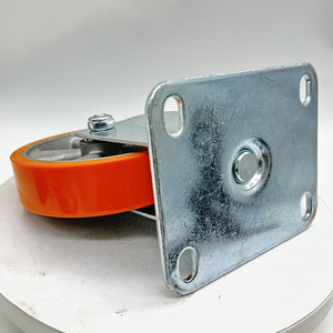 VIMA Schwerlast-Großrad 5 Zoll Schwenkrolle und Lenkrolle PU und Aluminium Einkaufswagen 300kg Mittelschwere Laufrolle - Product Image 5