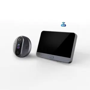 New Product Hotel Doorbell System Telecom Intercom Door Bell With Screen Camera with Monitor for Home Security
