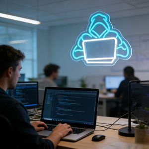 Letrero LED de Neón <span class=keywords><strong>con</strong></span> Temática de Hacker, Luz USB para Sala de <span class=keywords><strong>Juegos</strong></span>, Dormitorio, Cibercafé, Sala de Esports, Decoración de Pared para Hogar y Comercios - Product Image 3