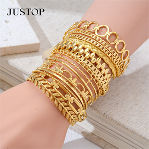 Bracelets OEM/OEM personnalisés, plaqué or, bijoux fantaisie hypoallergéniques, ensemble de bracelets de mariée Chura, mariage indien. - Product Image 6