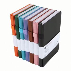 Academic A5 A6 B5 Dotted Grid Ruled Lined 2025 Elastic Band Hardcover Planner Notebook - Product Image 4