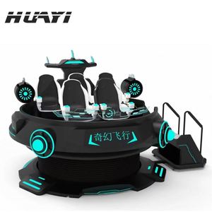 Silla de Juego VR 360 Grados, Diseño OVNI, Fibra de Vidrio Resistente, para Interiores, Parques de Aventuras, Centros Comerciales, Metal y Acero - Product Image 3