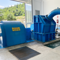 Turbin Hidro Otomatis Forster Remote Control 5MW Turbin Pelton Pembangkit Listrik Tenaga Air Generator Listrik 400V 92%-96%