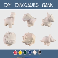Oem merveilleux mignon signes du zodiaque en céramique Bisque non peint personnalisé bricolage vierge inachevé artisanat en céramique Bisque Animal décoration de la maison