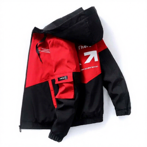 <b>Light</b> Weight Men Canvas Winter Puffer <b>Jacket</b> Comfortable <b>Waterproof</b> Windproof Hooded Eco-Friendly Outdoor Use - Product Image 1