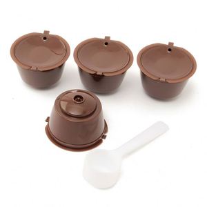 Capsule de café réutilisable, filtre à café rechargeable, cuillère, brosse, paniers filtrants, dosettes pour un goût doux et sucré - Product Image 4