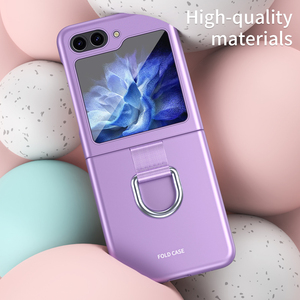 Étui rigide pliable avec anneau de maintien pour Samsung Galaxy Z Flip 6 5 <span class=keywords><strong>4</strong></span> 3 - Product Image 2