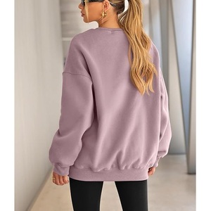 Meilleure qualité coton femmes sweats impression personnalisée broderie Logo uni noir sweat fabrication directe en usine de BD - Product Image 4