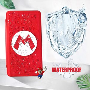 24 Khe Cắm ABS Silicone 3D dập nổi trò chơi <span class=keywords><strong>SD</strong></span> Thẻ Hộp mực Thẻ nhớ bảo vệ hộp chủ trường hợp đối với Nintendo chuyển đổi 2 OLED Lite - Product Image 3